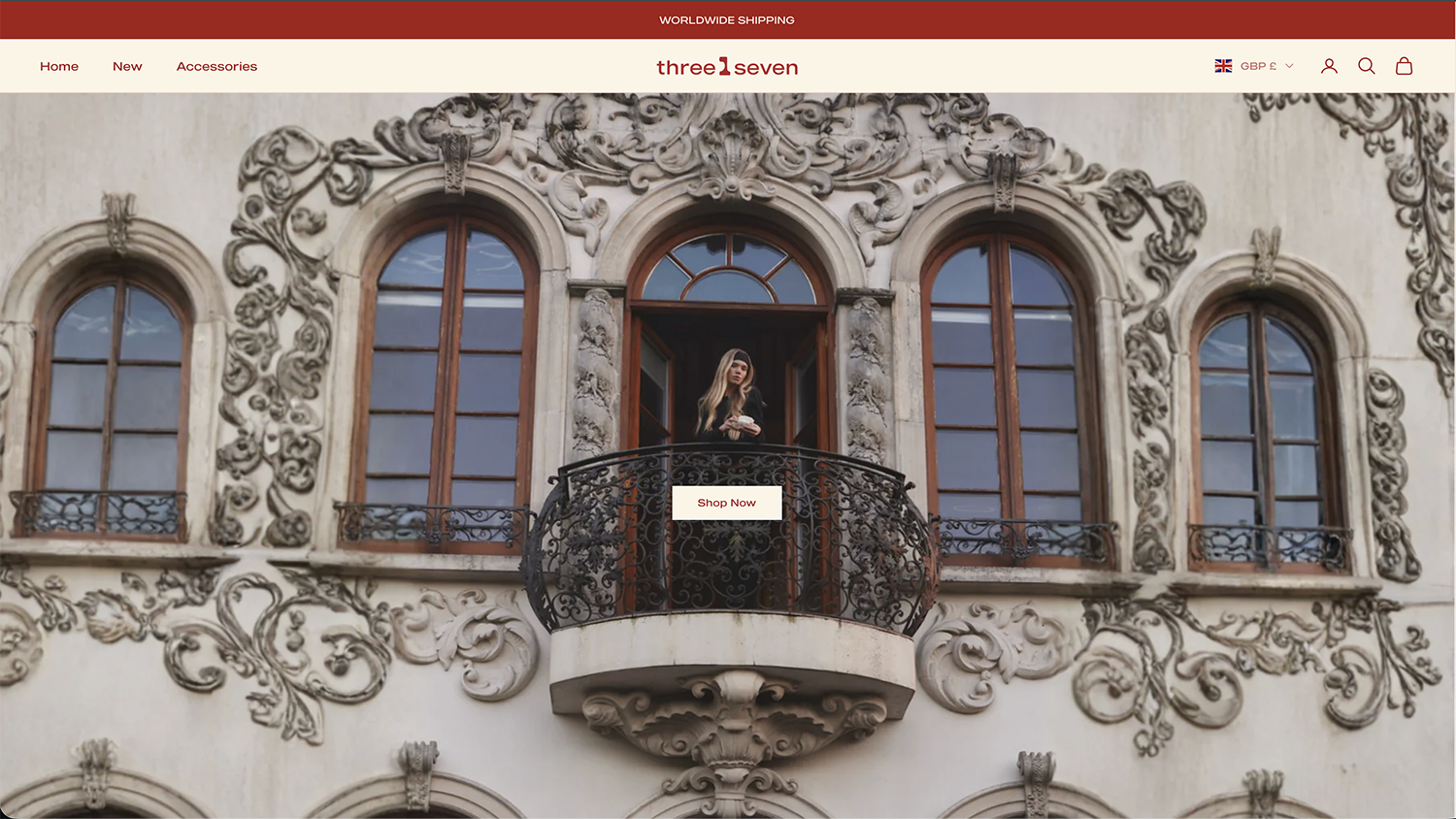 Three1Seven website screenshot